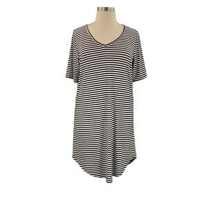 Torrid Mini T-Shirt Dress Women’s Size 2X Black and White Striped
